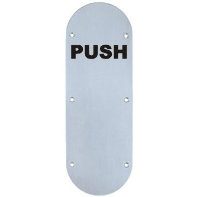 Push and Sign Plate